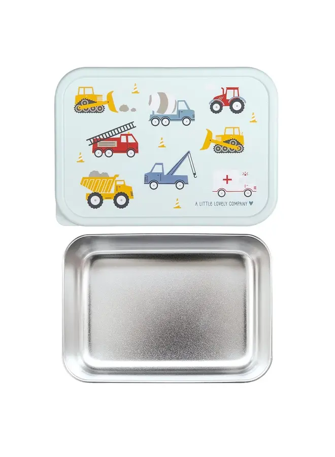 A Little Lovely Company - RVS lunch box - Voertuigen