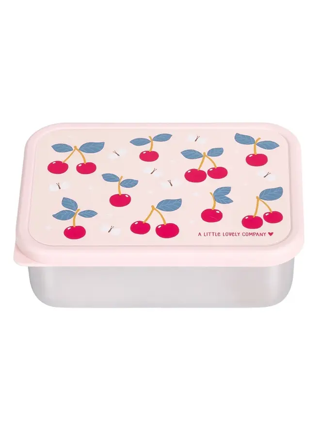 A Little Lovely Company - RVS lunch box - Kersen