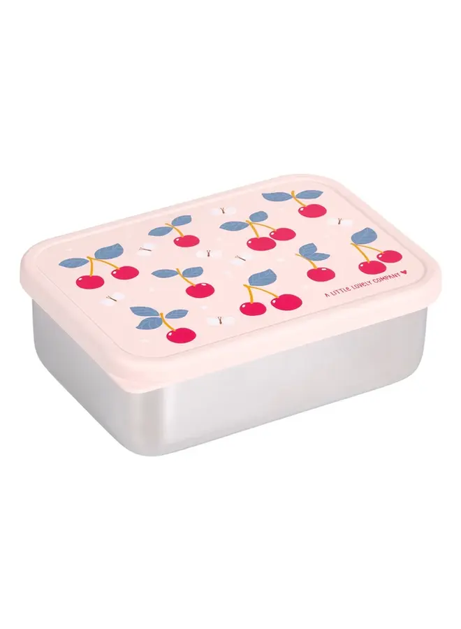 A Little Lovely Company - RVS lunch box - Kersen