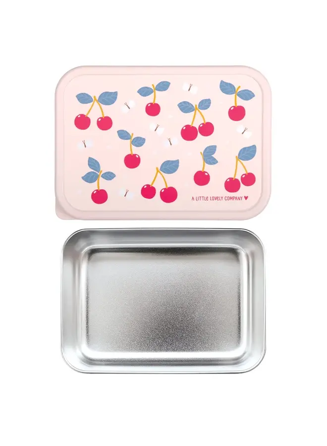 A Little Lovely Company - RVS lunch box - Kersen