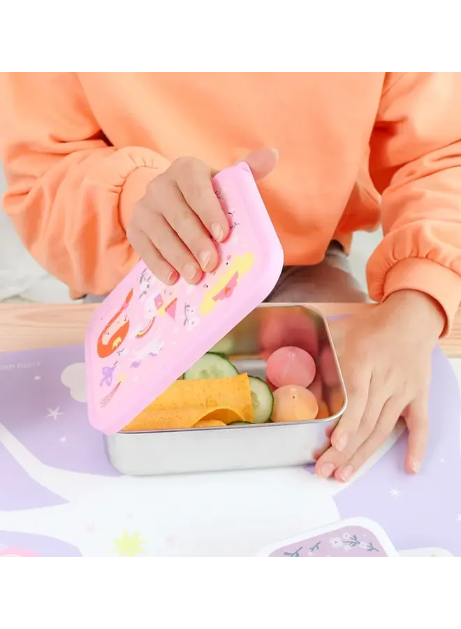 A Little Lovely Company - RVS lunch box - Prinsessen