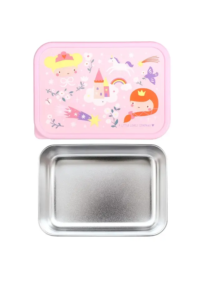 A Little Lovely Company - RVS lunch box - Prinsessen
