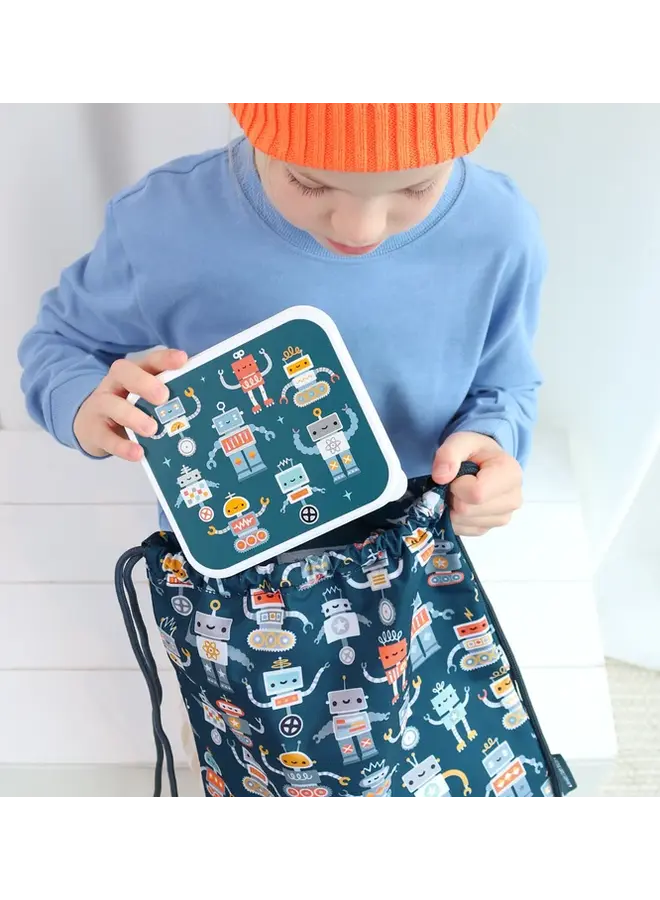 A Little Lovely Company - Lunch & snack box set - Robots