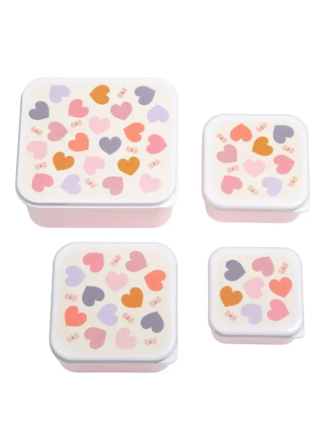 Lunch & snack box set - Hartjes
