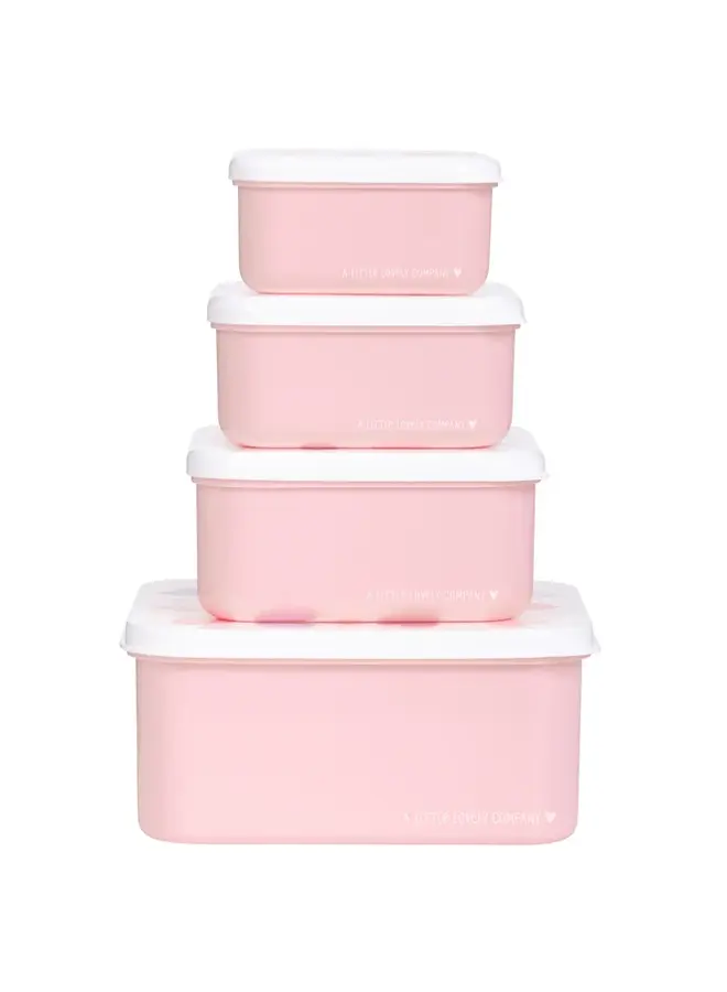 A Little Lovely Company - Lunch & snack box set - Hartjes