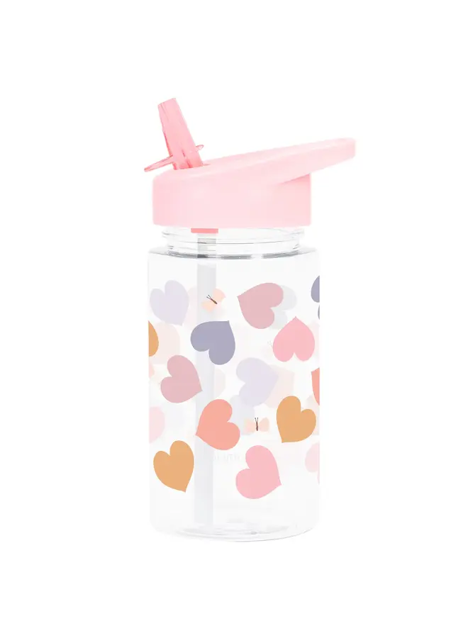 A Little Lovely Company - Drinkfles - Hartjes