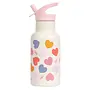 A Little Lovely Company - RVS drinkfles - Hartjes