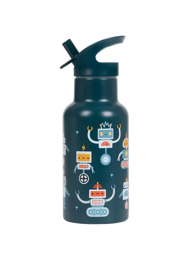 RVS drinkfles - Robots