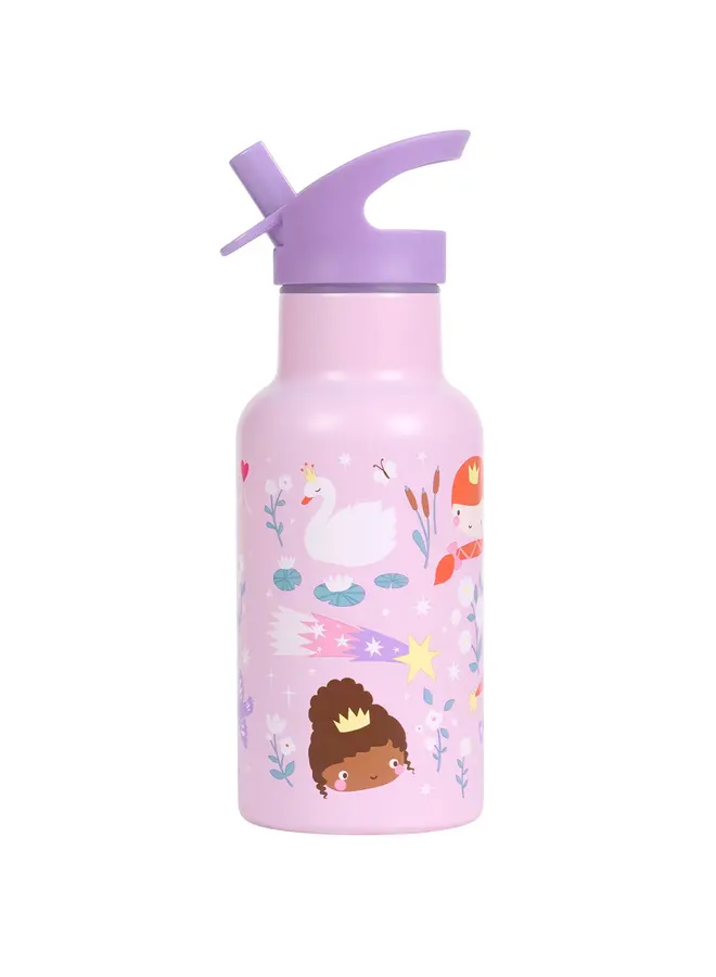 A Little Lovely Company - RVS drinkfles - Prinsessen