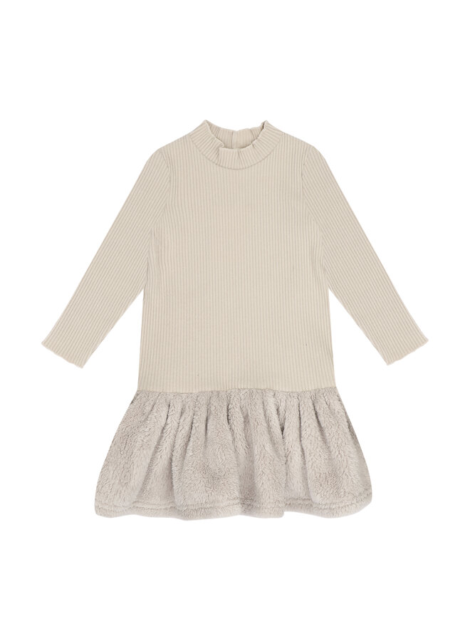 Flare dress - Beige