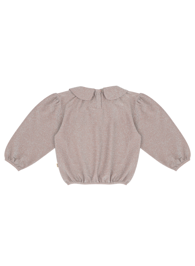 House of Jamie - Puff balloon collar jumper - Mauve rose