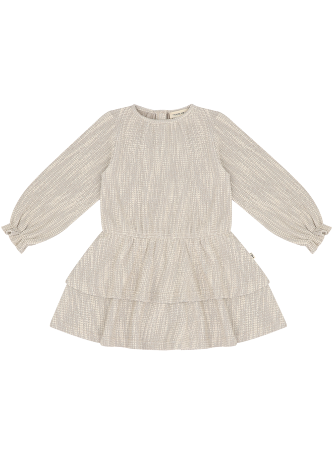 Ruffled dress - Sandshell glamour