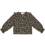 House of Jamie - Preppy cardigan - Leopard moonlight