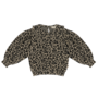 House of Jamie - Balloon collar sweater - Leopard moonlight