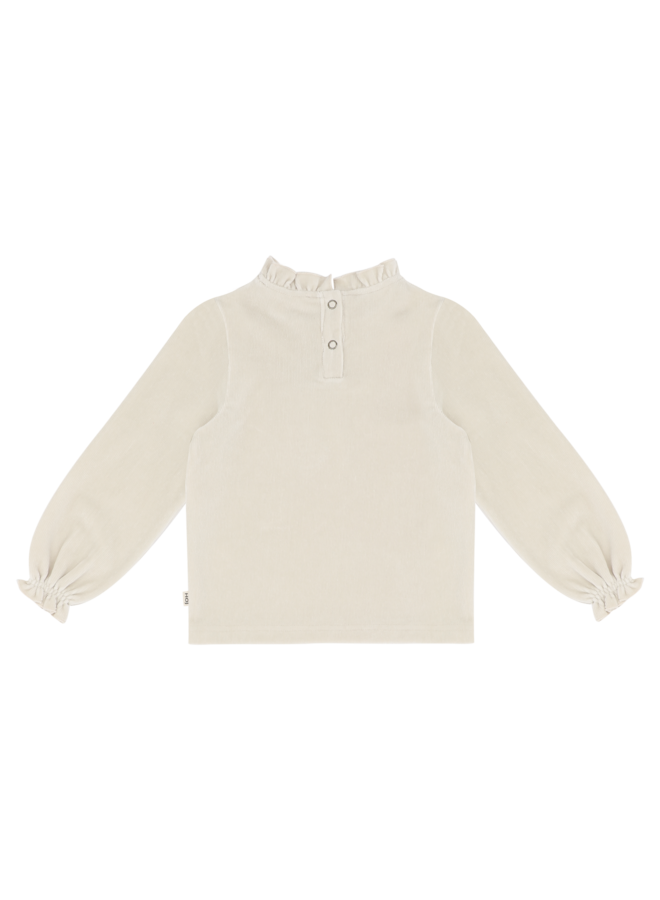 House of Jamie - Frill collar jumper - Sandshell