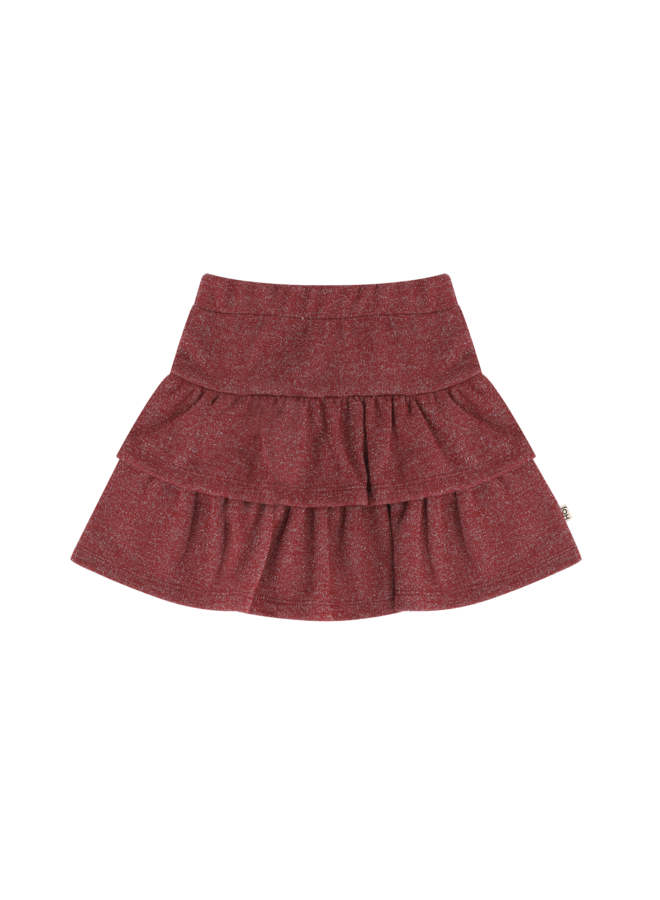 Ruffled skirt - Ruby sparkle