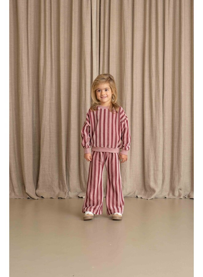 House of Jamie - Sweatshirt - Ruby stripes