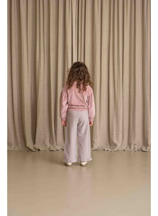 House of Jamie - Ruffled pants - Mauve rose