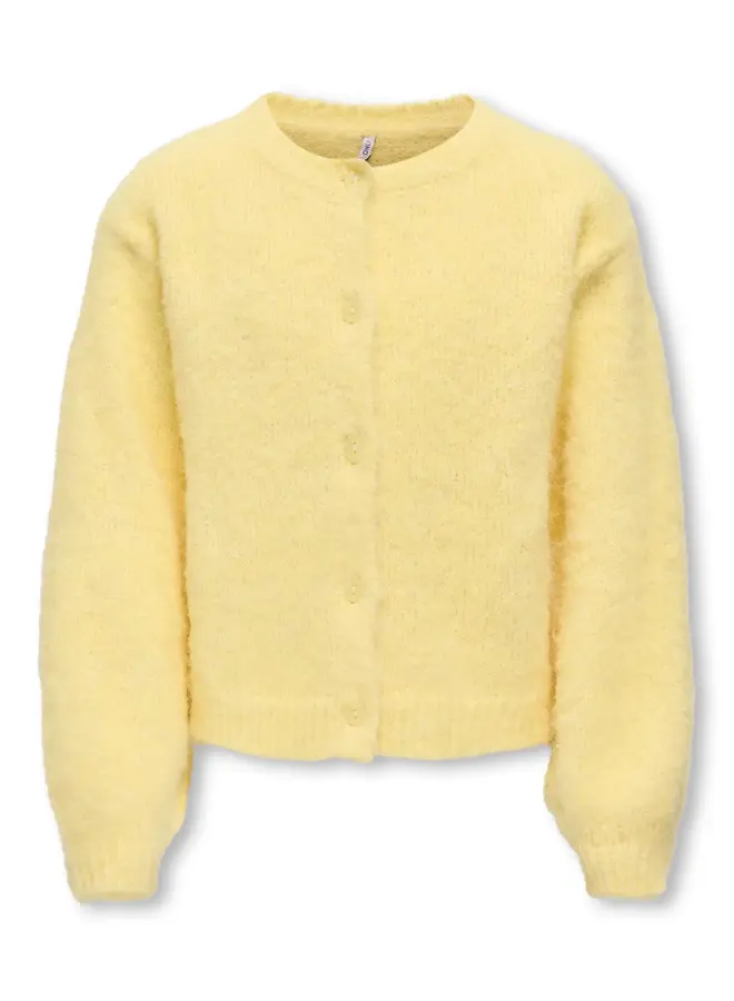 Galo o-neck cardigan - Mellow yellow