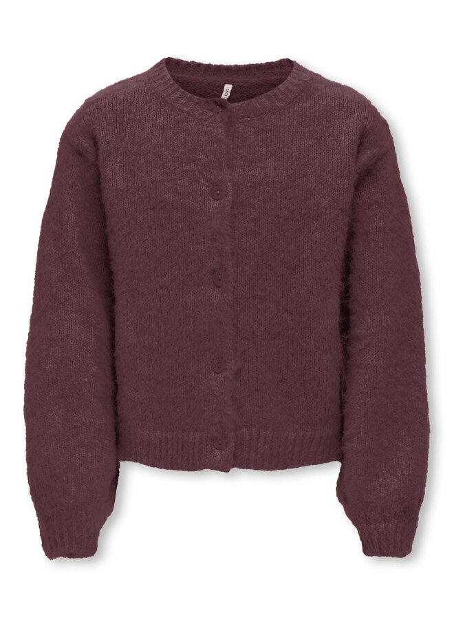 Galo o-neck cardigan - Fudge