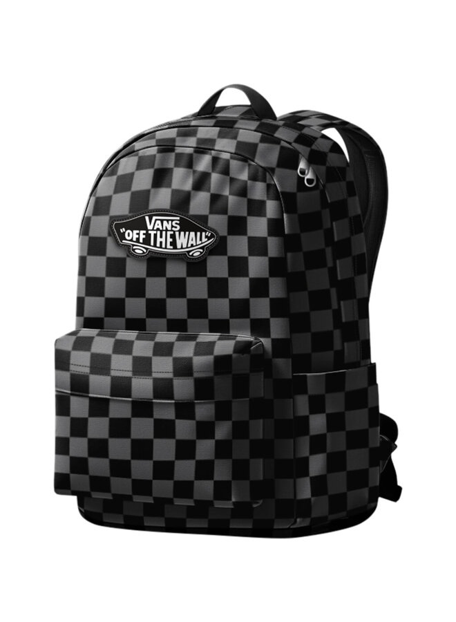 Vans - Old skool grom check backpack - Black/Charcoal