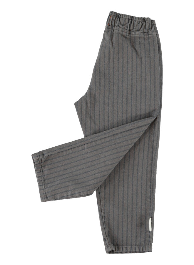 Piupiuchick - Trousers - Grey w/ black stripes