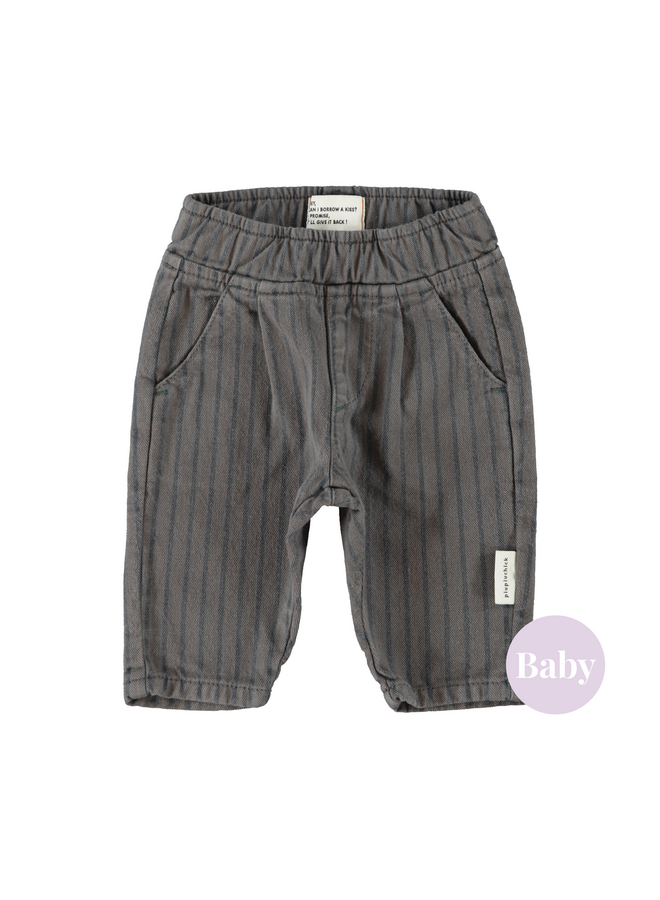 Piupiuchick - Trousers - Grey w/ black stripes
