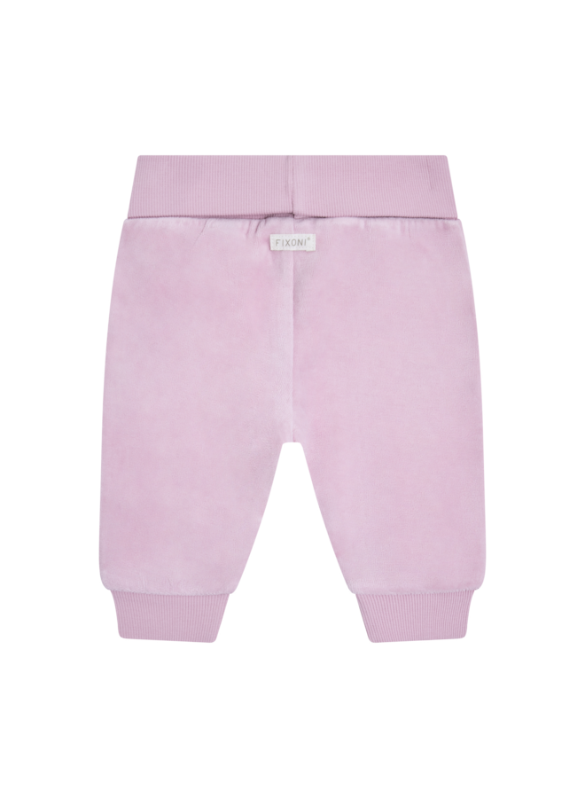 Fixoni - Pants velour - Keepsake lilac