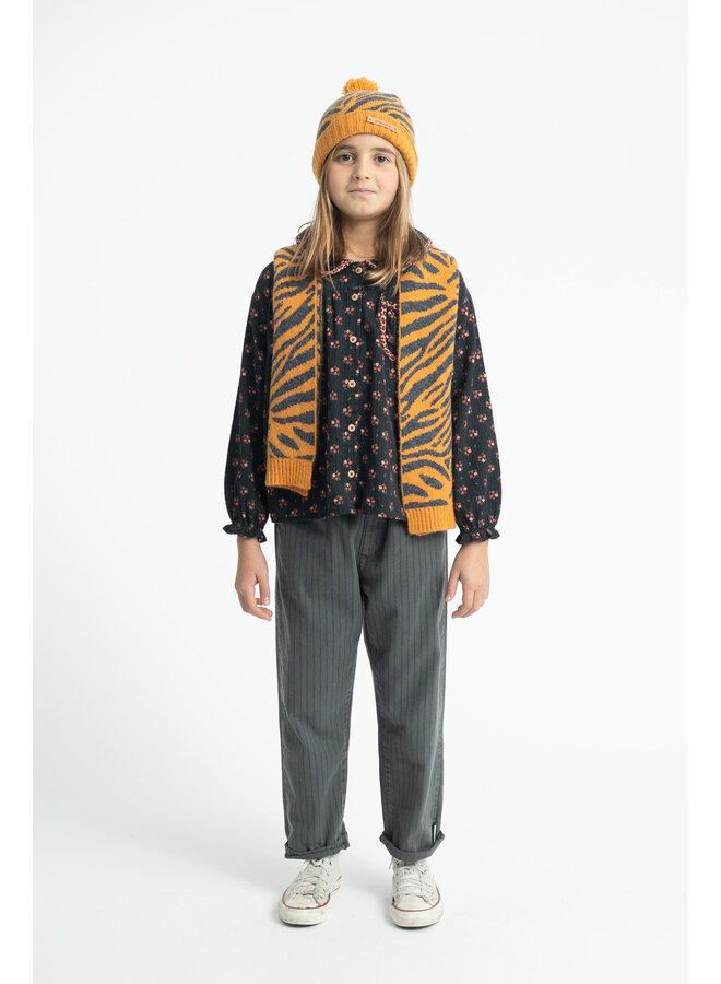 Piupiuchick - Trousers - Grey w/ black stripes