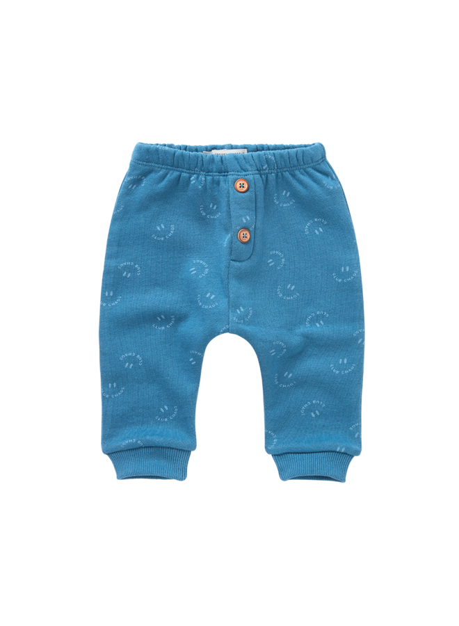 Sproet & Sprout - Baby sweatpants club chaos print - Chalkboard blue