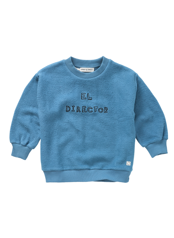 Sweatshirt el director - Chalkboard blue