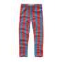 Sproet & Sprout - Winter legging blue red stripe - Vivid red
