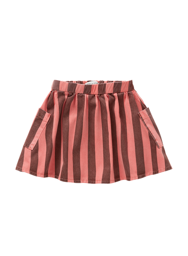 Sproet & Sprout - Striped denim skirt - Bloom