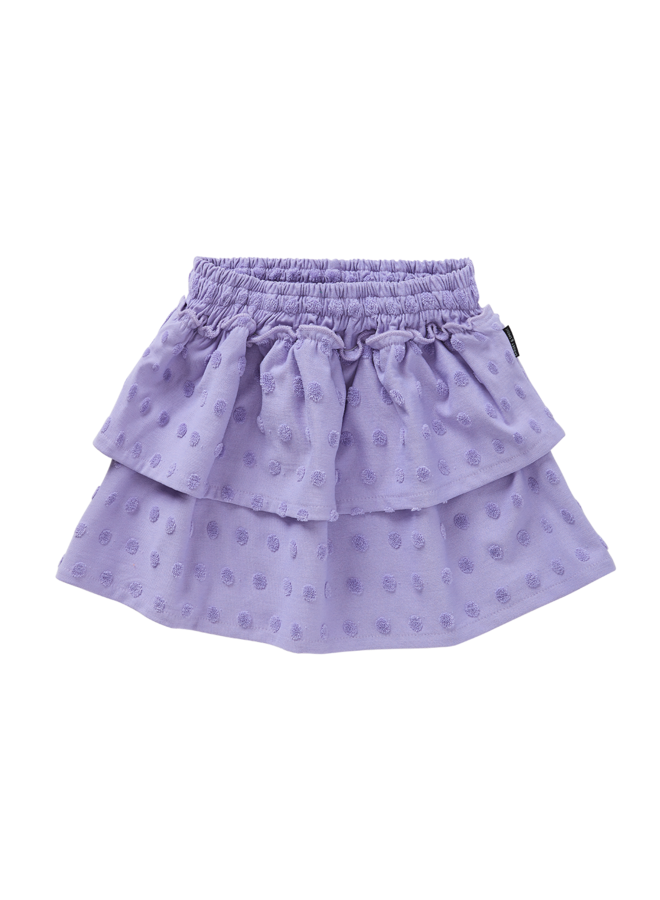 Ruffle skirt polka dots - Crayon cloud