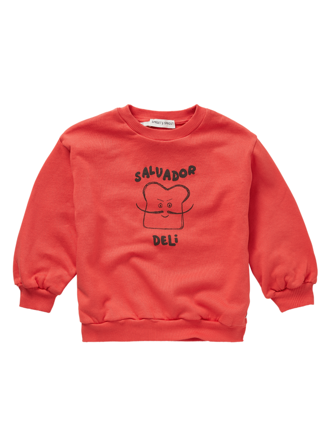 Sproet & Sprout - Sweatshirt salvador deli - Vivid red