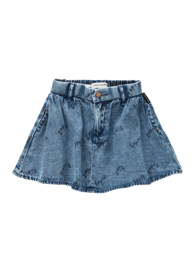 Sproet & Sprout - Blue denim skirt - Blue denim