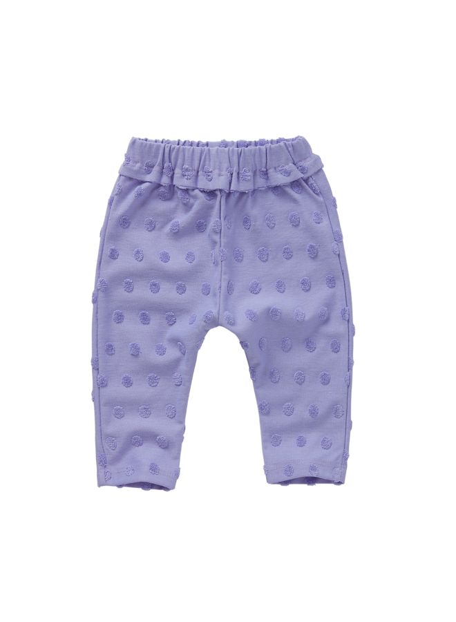 Sproet & Sprout - Baby sweatpants terry dots - Crayon cloud