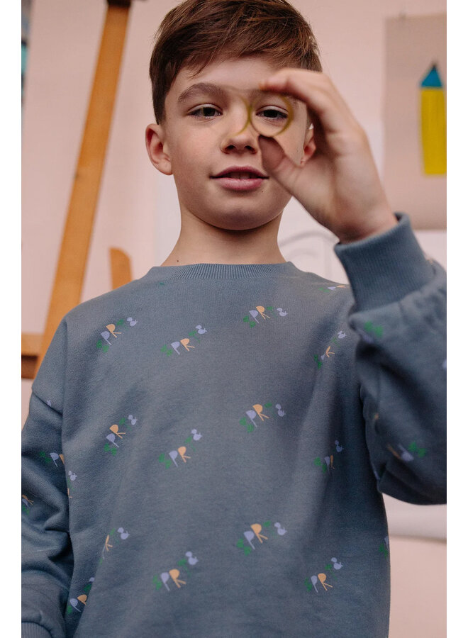 Sproet & Sprout - Sweatshirt SPRT& colour print - Ink splash