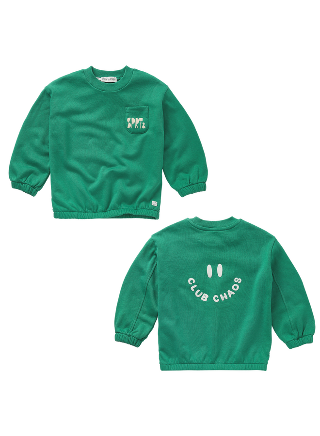 Sproet & Sprout - Sweatshirt club chaos - Deep green
