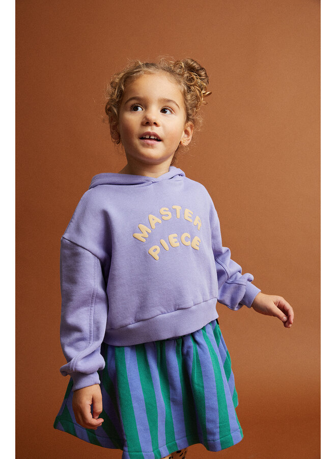 Sproet & Sprout - Boxy hooded sweatshirt - Crayon cloud