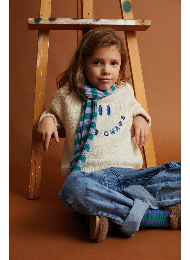 Sproet & Sprout - Sweater boucle club chaos - Ivory melee