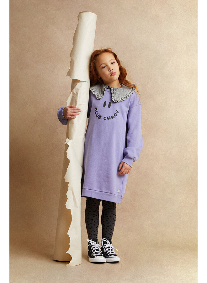 Sproet & Sprout - Sweat dress club chaos - Crayon cloud