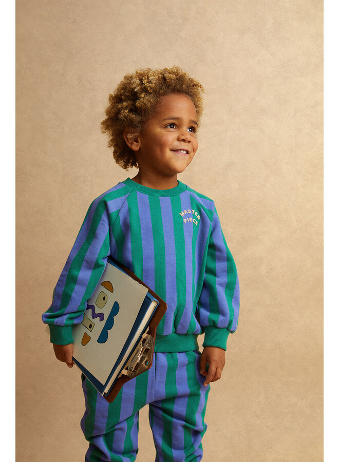 Sproet & Sprout - Sweatshirt block stripes - Deep green