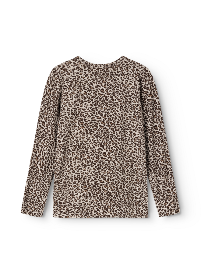 MarMar Copenhagen - Leo tee - Dark brown leo