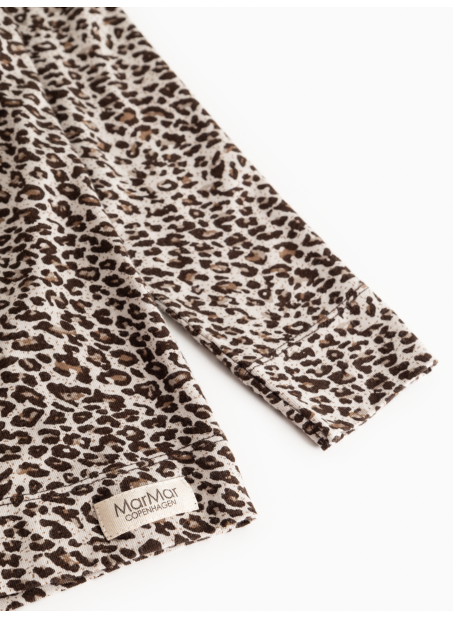 MarMar Copenhagen - Leo tee - Dark brown leo