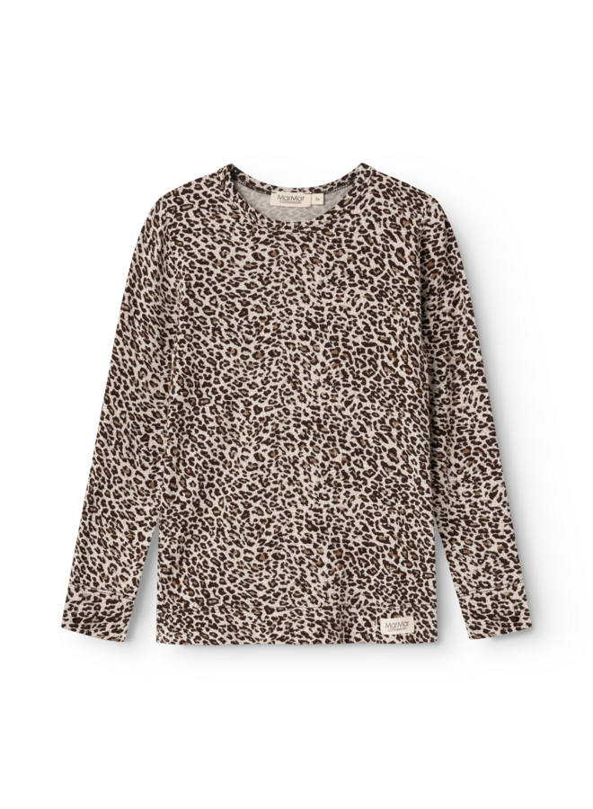 Leo tee - Dark brown leo