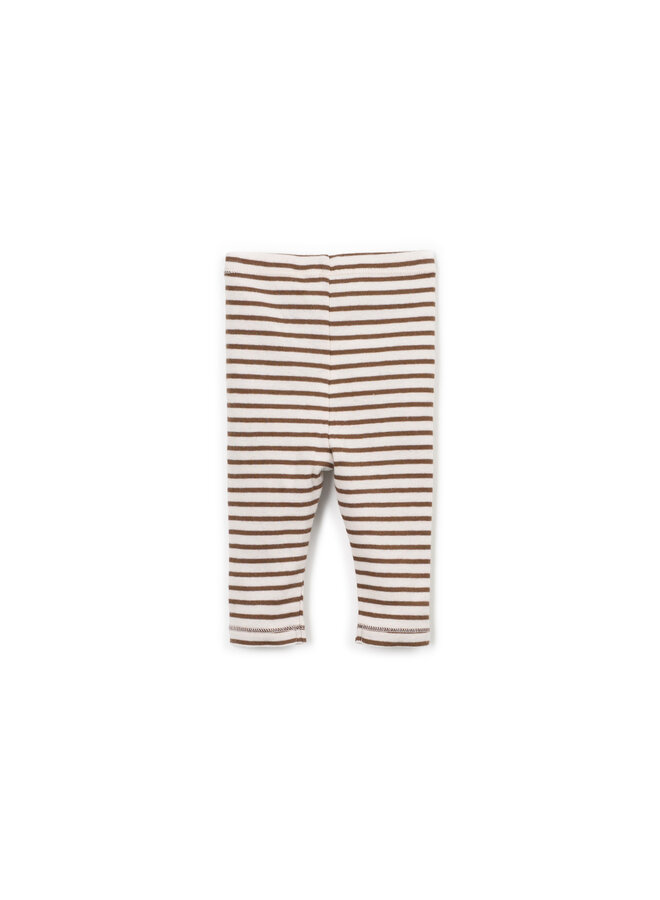 Play Up Baby - Striped rib leggings - Tufting