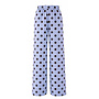 Kids Only - Rea warm track pants - Ballad blue dot/Coffee bean