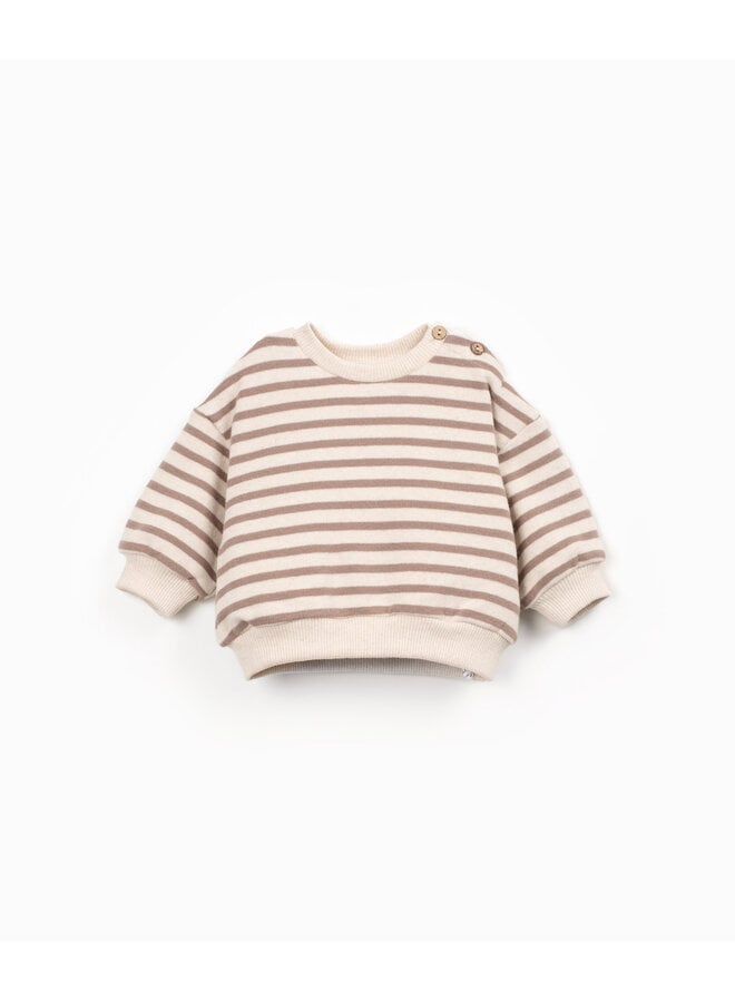 Mini - Striped jersey sweater PA01 - Drawing