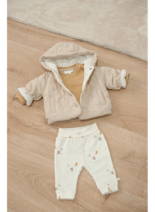 Feetje babykleding - Jasje met capuchon - Over the moon for you - Kit